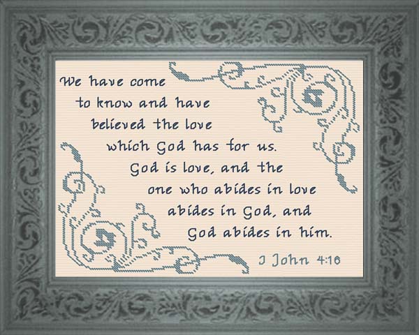  God is Love - I John 4:16